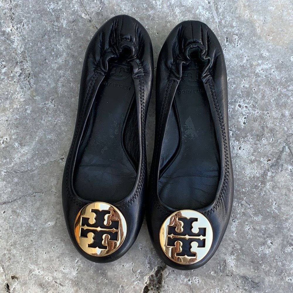 TORY BURCH Minnie Ballet Flat Leather